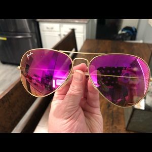 Rayban Pink Aviators